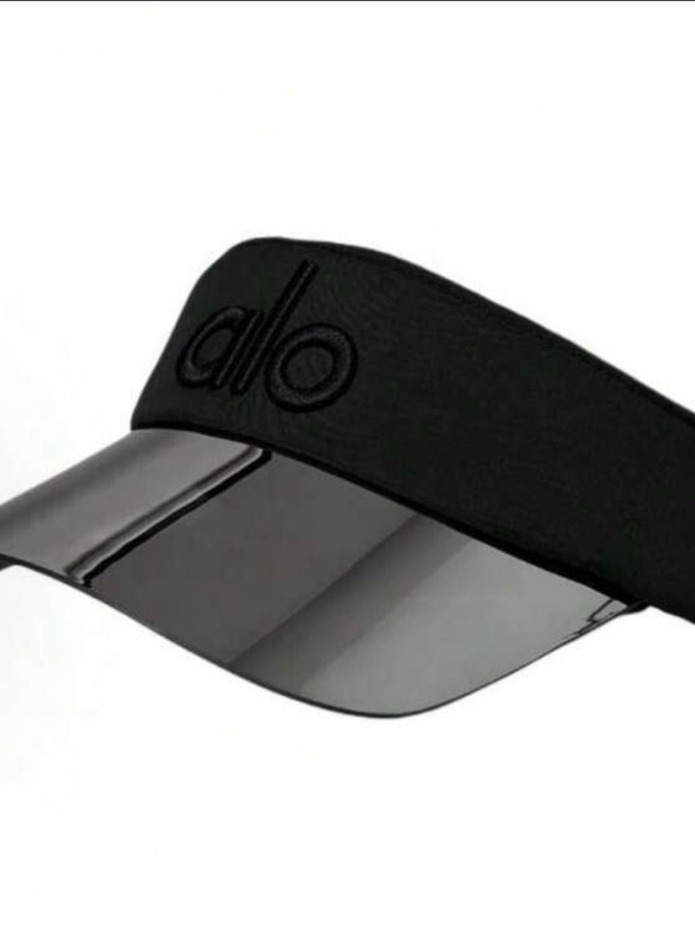 ALO Yoga Black Visor with Smoke Shield